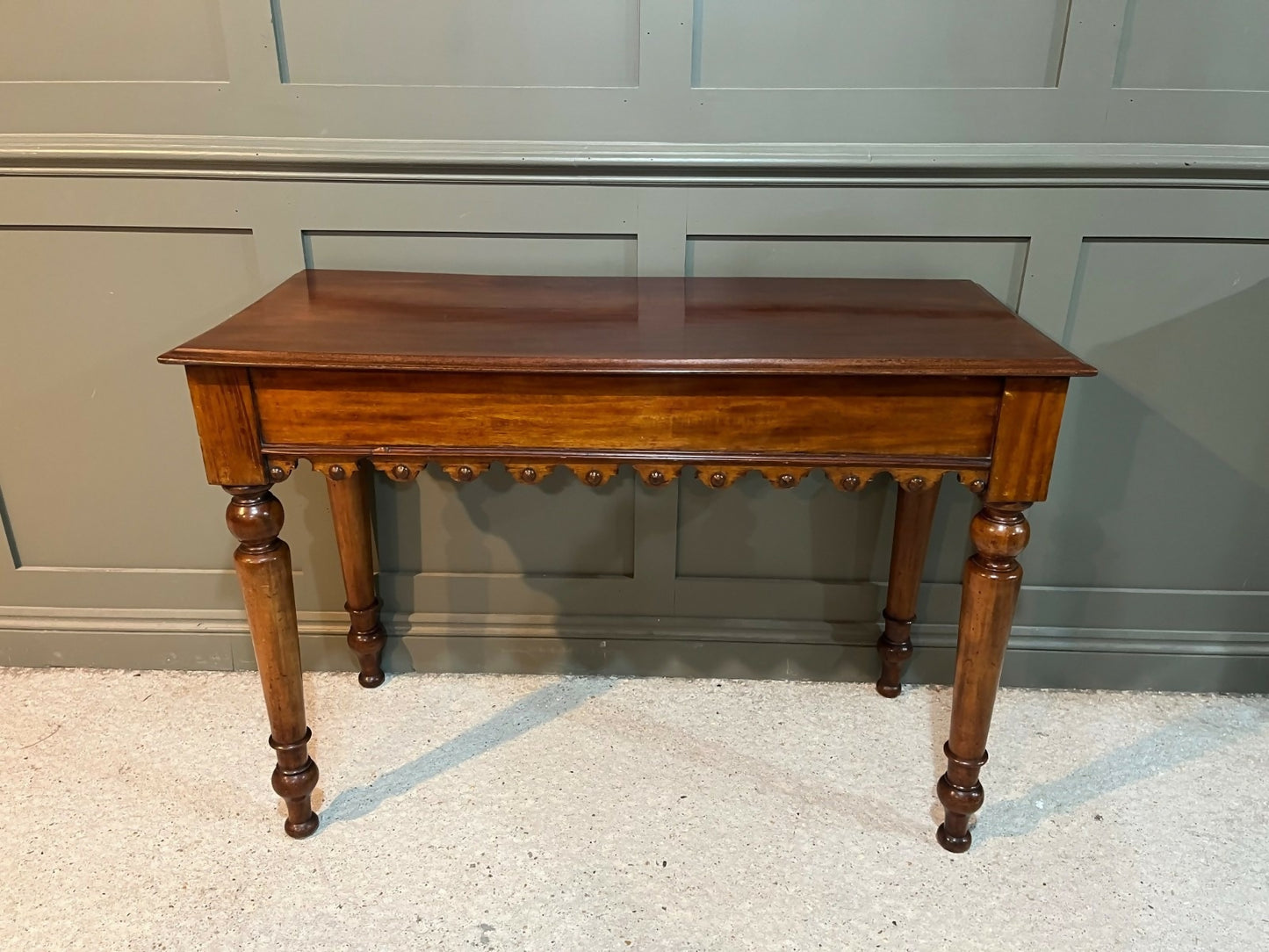 Vintage Side Table Mid 1800’s Mahogany Antique Hall Table