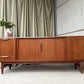 Vintage Mid Century Danish Large Teak Sideboard Drinks Cabinet