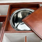 Quality Hand Crafted Vintage Style Leather Campaign Portable Drinks Picnic Bar