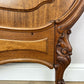 Footboard Antique French Style Walnut Double Bed Carved Footboard LOT 6447