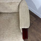 Vintage High Back Upholstered Armchair