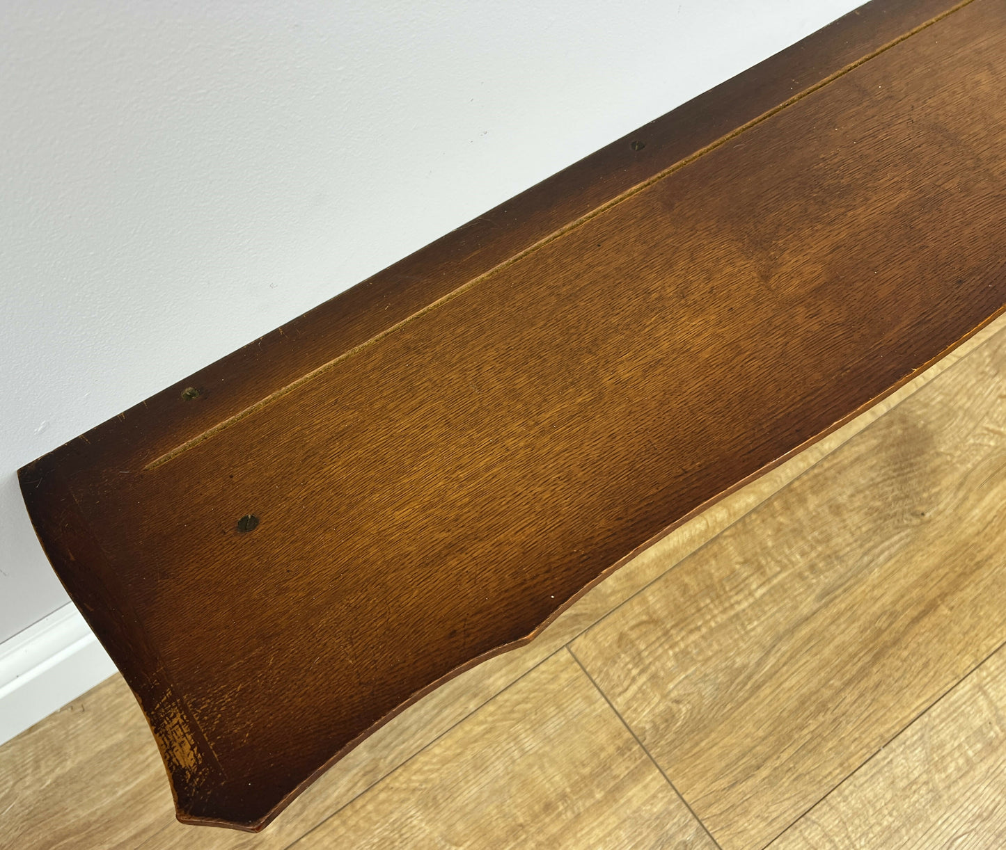 Coat Rack Vintage French Oak Wall Mounted 5 Hooks Carved Rack Hanger LOT 6294