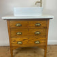 Vintage Vanity Unit Made to Order Vanity Unit Custom Made Bathroom Furniture Antique Vintage Bathroom Washstand Basin Unit