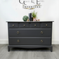 Stag minstrel chest of drawers in dark grey