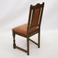 6 Old Charm Oak Dining Chairs Lancaster Range Light Oak Finish FREE UK Delivery*. SBR9783/1111D