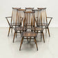 6 Ercol Dining Chairs Inc 2 Carvers Goldsmiths Traditional Finish FREE Delivery*