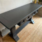Newly refurbished console table / sideboard large solid wood