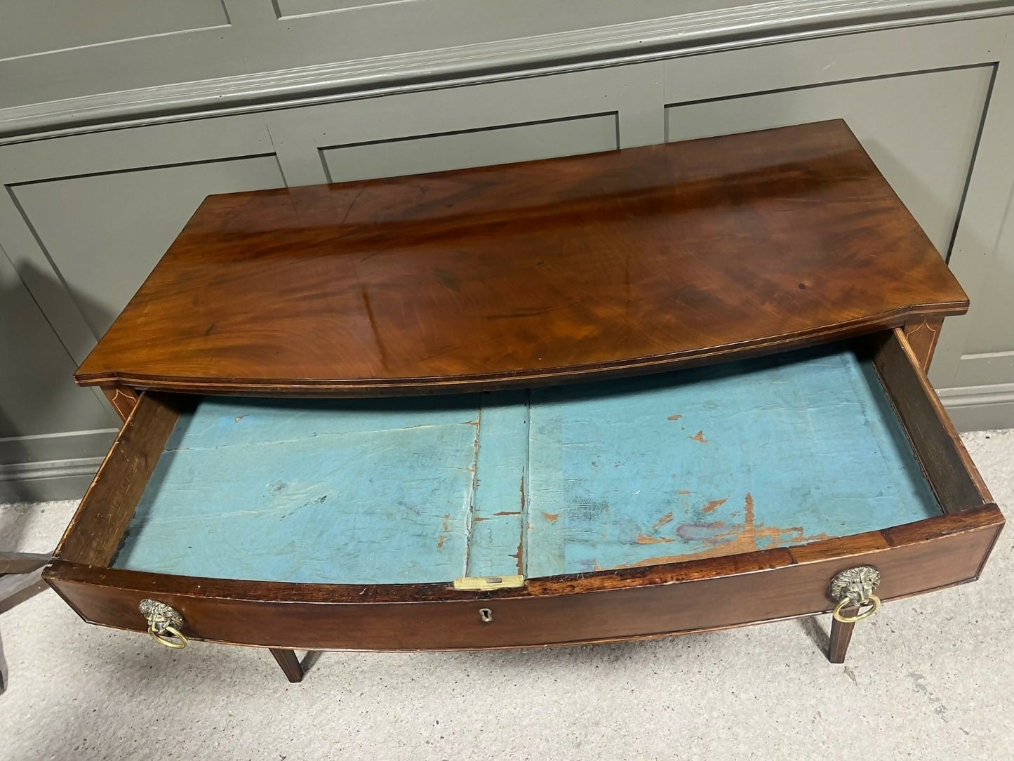 Georgian Desk Knee Hole Style Vintage Desk Early 1800’s