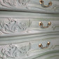 Vintage French Style Chest of Drawers - Hand Painted Mint Green