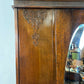 Vintage Oak Mirror Door Wardrobe