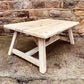 Handmade Reclaimed Wood Coffee Table | Rustic Farmhouse Low Table | Solid Timber | Vintage Cottage Style Living Room Furniture