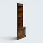 Old Charm Corner End Unit with Cupboard and Shelves Carvings FREE UK Delivery