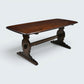 Ercol Elm Dining Table Plank Top Retro Traditional Dark Finish *FREE UK Delivery