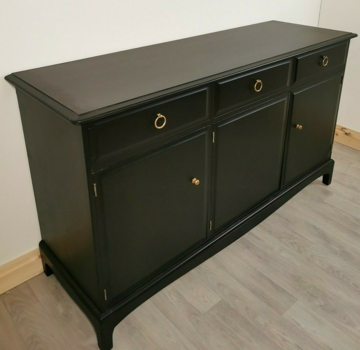 Black Vintage Stag Sideboard