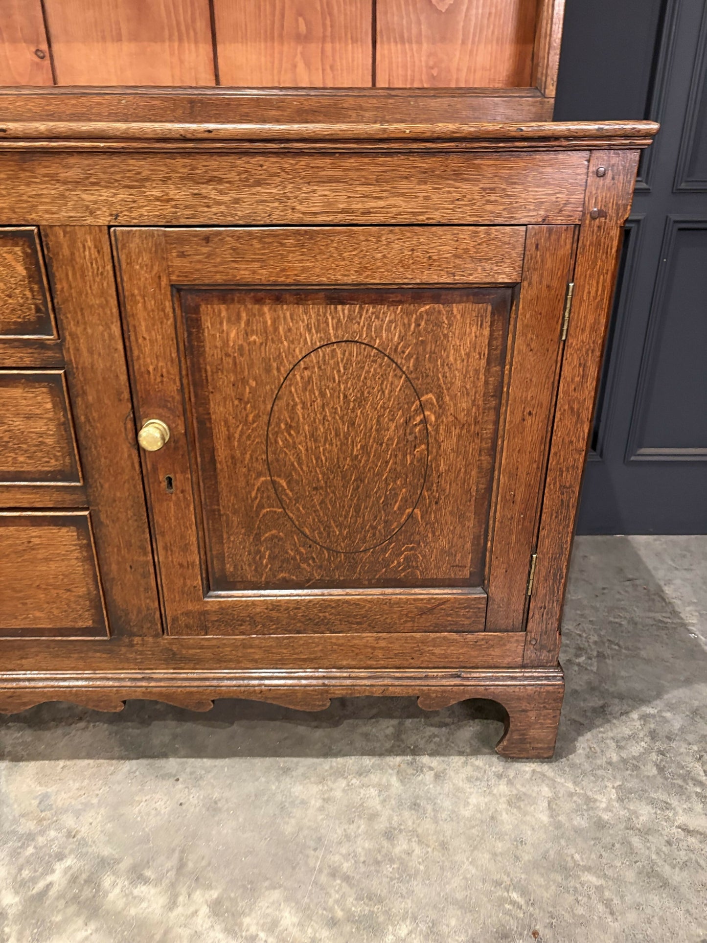 18th Century Antique Country Oak Dresser