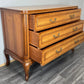 Chest of Drawers Vintage French Louis XVI 3 Drawers Carved Cabinet LOT 4456