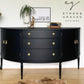 Stunning half moon sideboard ANY COLOUR AVAILABLE