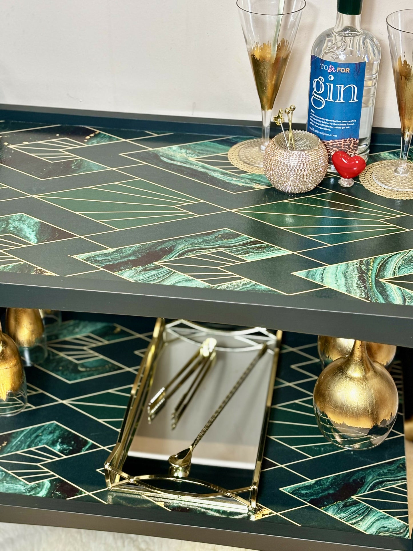 Art Deco Drinks Trolley