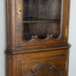 Bookcase Vintage French Style Oak Display Cabinet Carved Sideboard LOT 6262