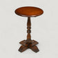 Old Charm Wine/Side Table Pedestal Tudor Brown Model 2217 VGC FREE Delivery*. SBR10751/2307E
