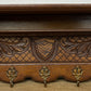 Coat Rack Vintage French Oak Wall Mounted 5 Hooks Carved Rack Hanger LOT 6294