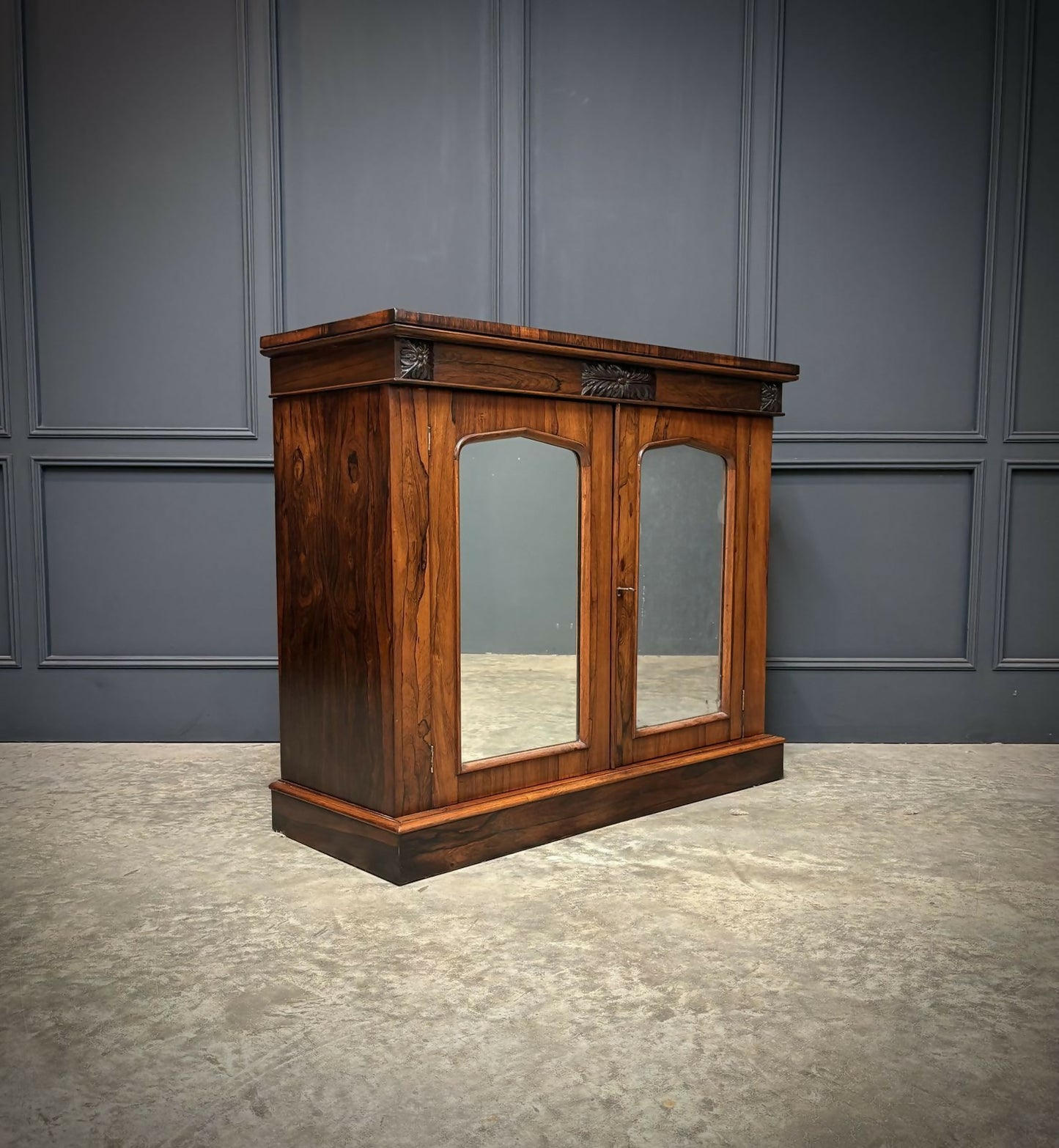 William IV Rosewood Side Cabinet