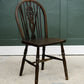 4 Elm & Ash Wheel back Windsor Dining Chairs