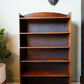 Vintage Slim Open Bookcase In Solid Oak – United Kingdom, C.1910