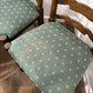 Vintage Oak Set Of Five Ladder Back Dining Chairs