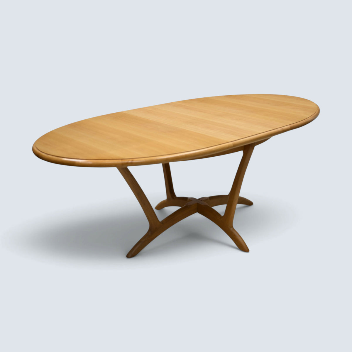 Winsor Stockholm WN218 Oak Oval Extending Dining Table FREE UK Delivery