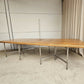 Vintage Late Mid Century Conference Boardroom Modernist Scandi Dining Table R917