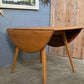 ERCOL Drop Leaf Dining Table ~ Round table ~ Mid Century ~ Vintage ~ Restored ~ Delivery available
