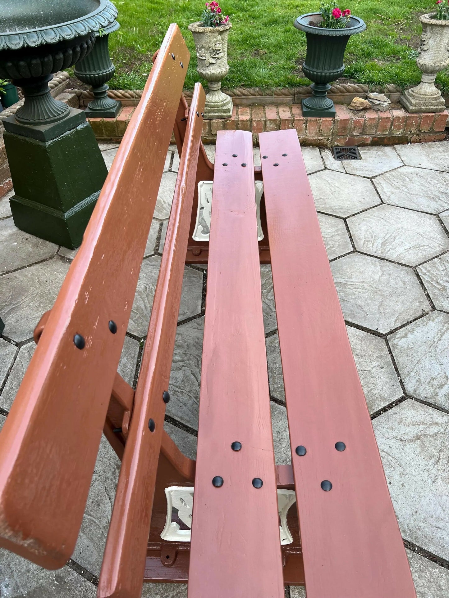 Original GWR Vintage Platform Bench – Vintage Railway Seating 178cm