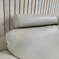 Natuzzi White Leather Lounge Suite – 2 Seater Sofa + 2 Armchairs – Italian