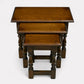 Old Charm Oak Nest of 3 Tables Model 1494 Light Oak Finish Free UK Delivery. SBR10577/1206E