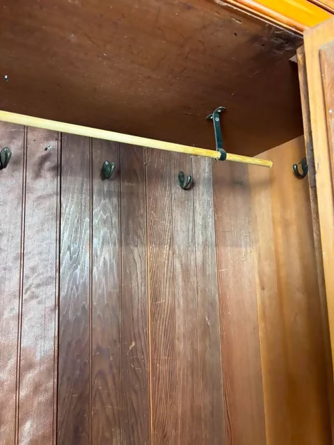 Late Victorian Satinwood Single Wardrobe