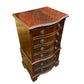 Pair of Antique style Serpentine chest of drawers / bedsides