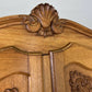 Wardrobe Vintage French Louis XVI Style Oak Four Door Carved Armoire LOT 6494