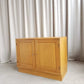 Vintage Mid Century Danish Oak Compact Sideboard Media Cabinet Scahdi Retro R516