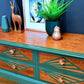 Green Art Deco Sideboard