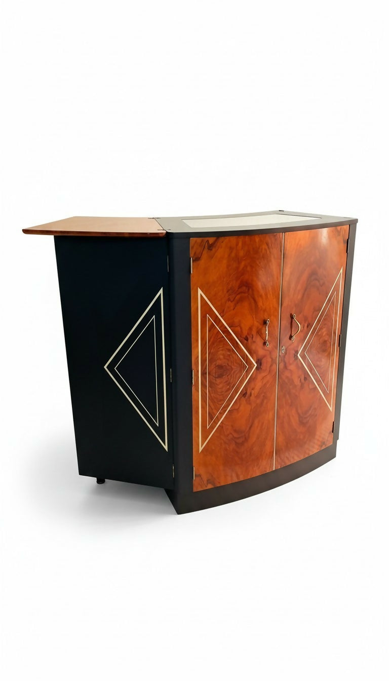 Mid Century "Turnidge of London" Cocktail Bar