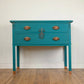 Vintage Upcycled Teal & Copper Chest of Drawers