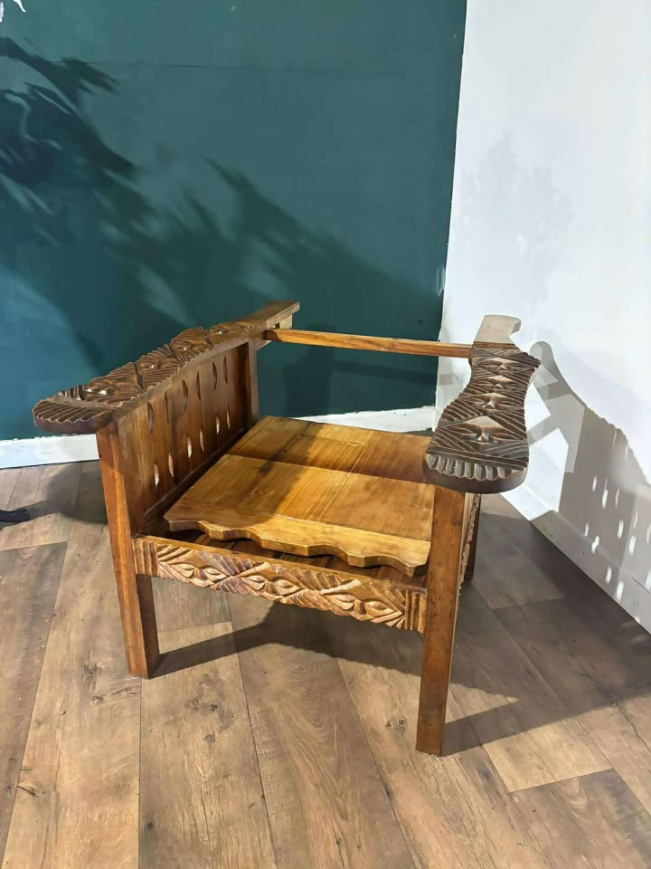 Hardwood Adjustable Chair Having A Panel Backas - Copy