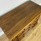Chest of Drawers Vintage French Style Oak 4 Drawers Carved Cabinet LOT 6258