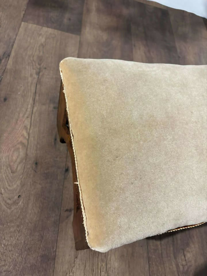 Early 19th Century Ecclesiastical Oak Framed Kneeling Stool