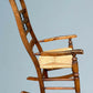 Antique 19th Century Rush Seat Rocking Chair