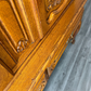 Cabinet Vintage French Louis XVI Oak Carved Sideboard with Drawers LOT 4015