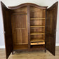 Wardrobe Antique French Louis XVI Style Oak Two Door Carved Armoire LOT 6465