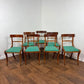 Set of Seven Reproduction Regency Style Mahogany Dining Chairs