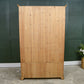 Victorian Style Pine Double Wardrobe with Drawers - Modern